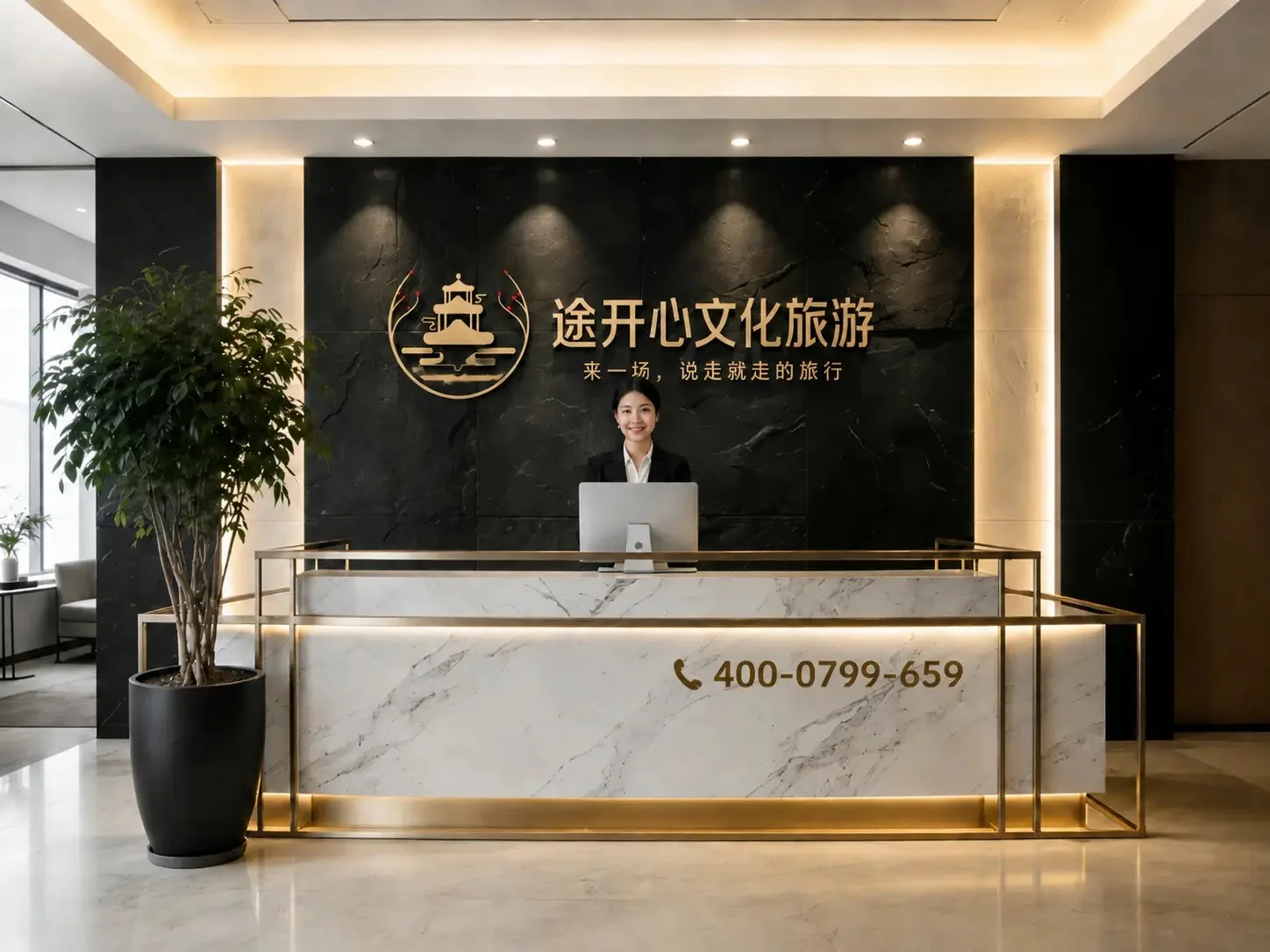 途开心门头